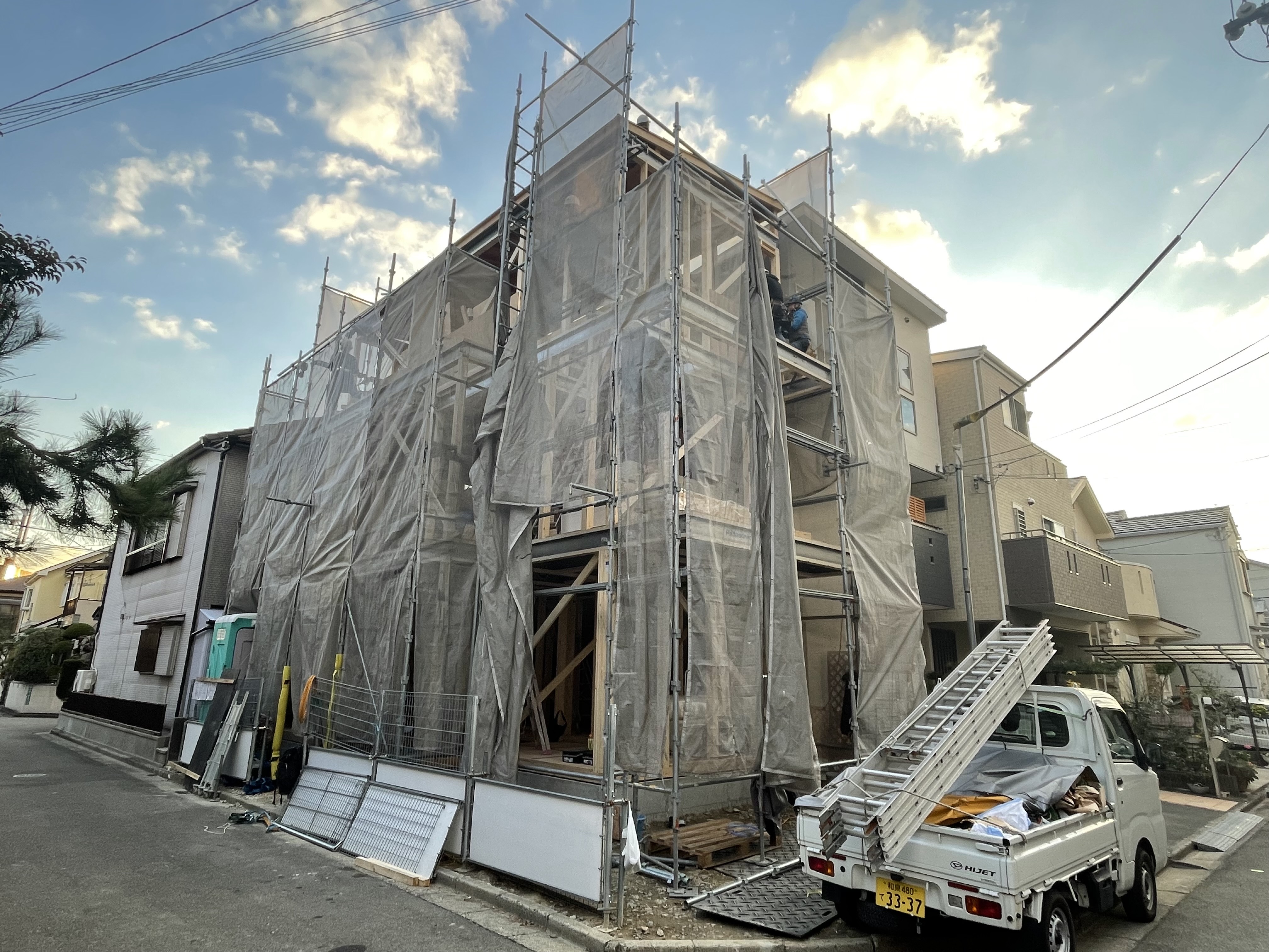 【3階建て】お客様邸構造見学会予約受付中