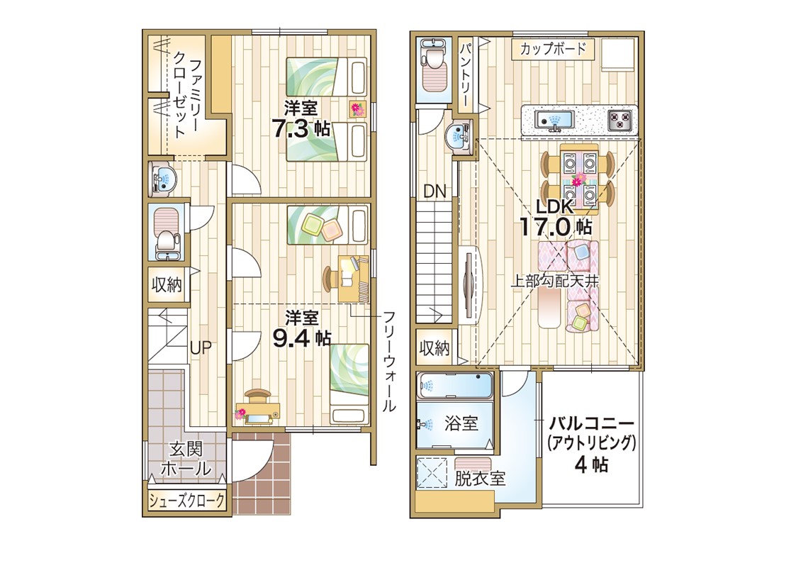 高槻市大塚町、モデルハウス仕様の建売新築戸建てを特別価格でお譲りします。