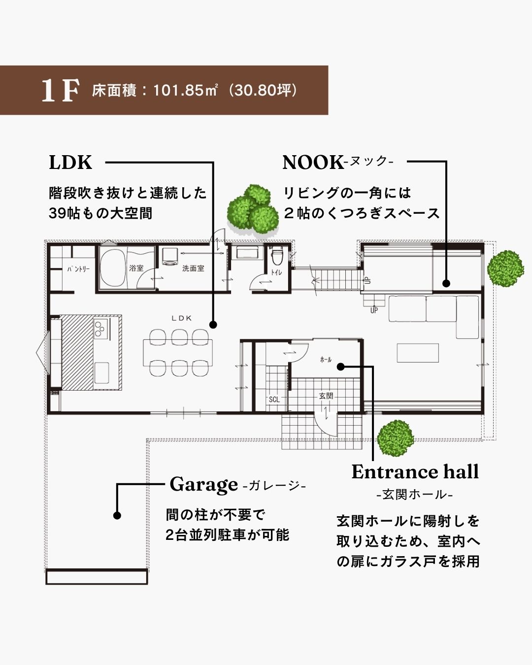 大空間を可能にするパナソニックテクノストラクチャーの木造住宅