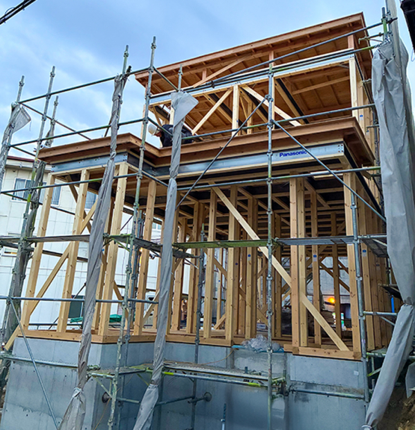 茨木市 F様邸 上棟無事終わりました