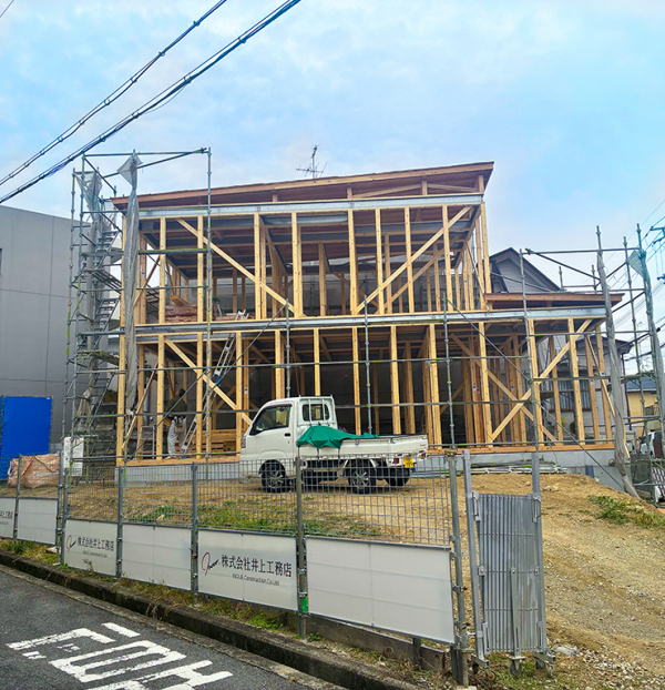 茨木市 F様邸 上棟無事終わりました